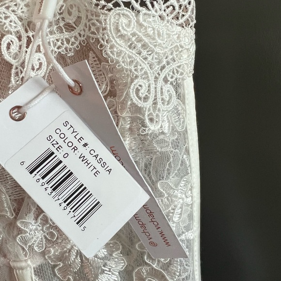 V. Chapman The Cassia Maxi Dress in White Size 0 NEW! New with tags! - Picture 9 of 13